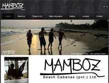 Tablet Screenshot of mambozbeach.com